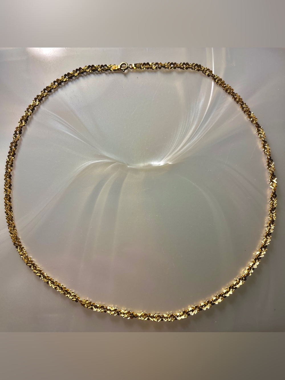 14K-15K Gold Diamond-Cut Margarita Rope Chain, 3MM, 18in.